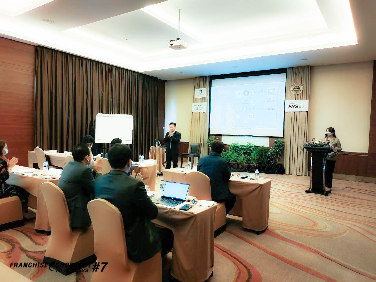 บรรยากาศงานสัมมนา “Franchise Shortcut to Success” ทางลัดแฟรนไชส์ ขยายธุรกิจเกินร้อยล้าน( FSS ) รุ่นที่ 7