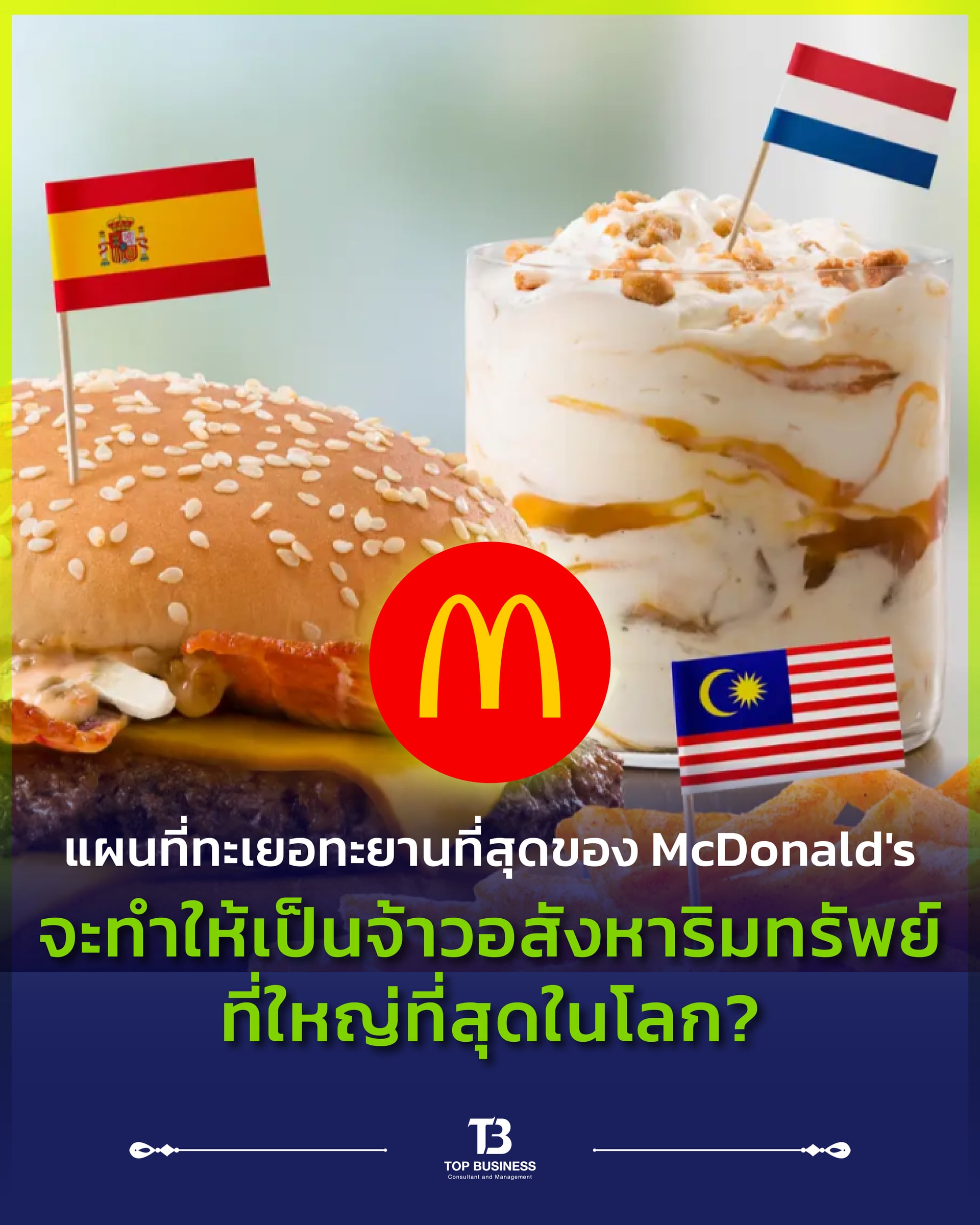 แผนที่ทะเยอทะยานที่สุดของ McDonald's